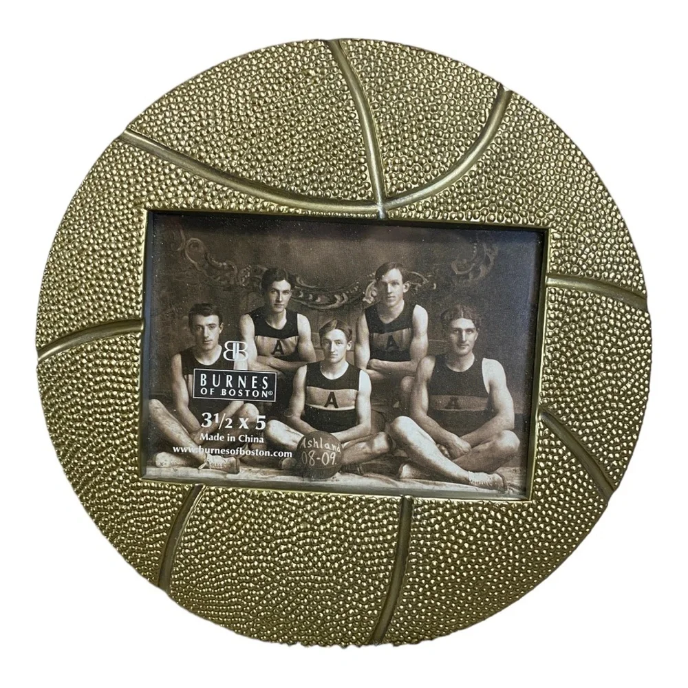 Burnes of Boston Basketball Shape Picture Frame